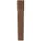Ekena Millwork 1 3/4"W x 8 1/2"D x 11"H Plymouth Wood Vintage Decor Bracket, Weathered Brown BKTWD02X09X11PLBR - alternate 2